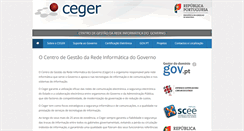 Desktop Screenshot of ceger.gov.pt