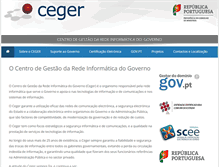Tablet Screenshot of ceger.gov.pt