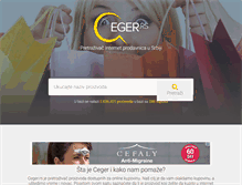 Tablet Screenshot of ceger.rs